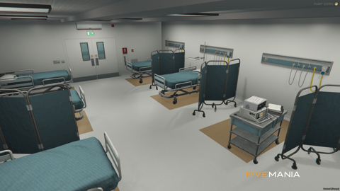 FIVEM Medic Center | Comprehensive Medical Facility MLO | Interior & Exterior | Reception & Patient Rooms | Helipad | Add-On | Optimized | Fivem Ready | High Quality — image 12