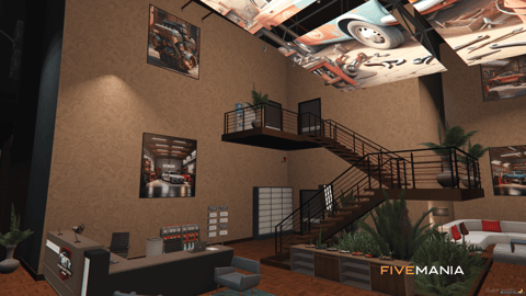 FIVEM Cruisin Craftsmen Mechanic | Premium Mechanic Shop MLO | Interior & Exterior | Office & Garage | Custom Props | Add-On | Optimized | Fivem Ready | High Quality — image 22