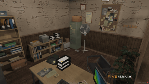 FIVEM Larry's Mechanic | Desert Mechanic Shop MLO | Interior & Exterior | Waiting Area | Office Space | Garage Bays | Add-On | Optimized | Fivem Ready | High Quality — image 6