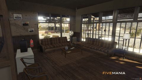 FIVEM Larry's Mechanic | Desert Mechanic Shop MLO | Interior & Exterior | Waiting Area | Office Space | Garage Bays | Add-On | Optimized | Fivem Ready | High Quality — image 5