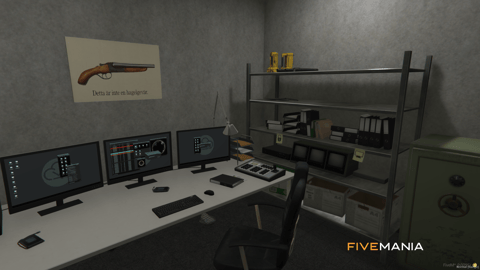 FIVEM Gun Range | Ammu-Nation Gun Range MLO | Interior & Exterior | Shooting Range | Office & Classroom | Add-On | Optimized | Fivem Ready | High Quality — image 13