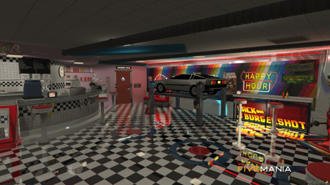 FIVEM Sandy Burgershots | Retro Diner MLO | Interior & Exterior | Custom Props | Add-On | Optimized | Fivem Ready | High Quality — image 7