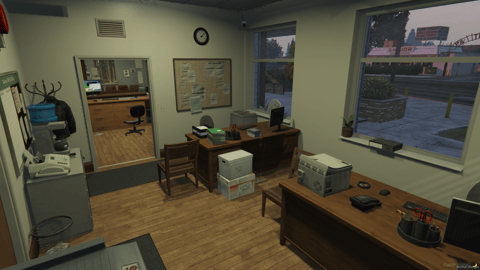 FIVEM Paleto Sheriff Department V2 | Realistic Sheriff Department MLO | Interior & Exterior | Offices | Jail Cells | Locker Room | Add-On | Optimized | Fivem Ready | High Quality — image 16