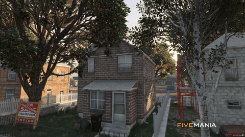 FIVEM Mini Chicago | Urban Neighborhood Map Edit | Multiple Houses | Basketball Court | Crime Scene Elements | Add-On | Optimized | Fivem Ready | High Quality — image 10
