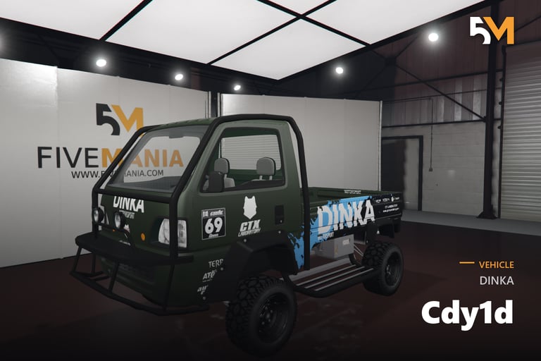 FIVEM Dinka Cdy1d, Off-Road Utility Pickup Add-On