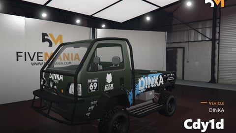 FIVEM Dinka Cdy1d | Off-Road Utility Pickup Add-On | Custom Liveries & Parts | Optimized | Fivem Ready | High Quality cover
