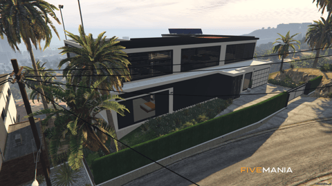 FIVEM Vinewood Villa | Luxury Modern Estate | Pool & Basketball Court | Gym & Walk-In Closet | Interior & Exterior | Mansion MLO | Add-On | Optimized | Fivem Ready | High Quality — image 5