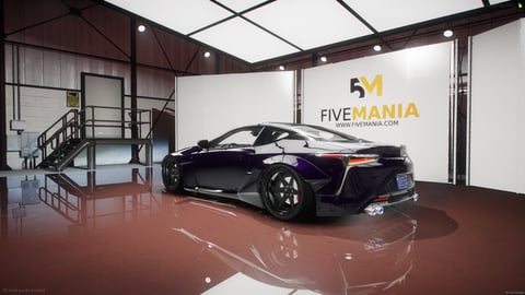 FIVEM Lc500 | Realistic Sports Car [Unbadged] Add-On | Interior & Exterior | Custom Wheels | Working Lights | Optimized | Fivem Ready | High Quality — image 8