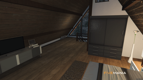 FIVEM Lake House | Modern Lake House MLO | Interior & Exterior | Helipad | Solar Panels | Deck | Add-On | Optimized | Fivem Ready | High Quality — image 9