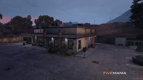 FIVEM Route 68 Diner | Classic American Diner MLO | Interior & Exterior | Detailed Kitchen | Office & Restrooms | Add-On | Optimized | Fivem Ready | High Quality — image 15