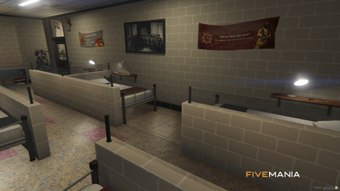 FIVEM Blaine County Fire Station | Detailed Fire Station MLO | Interior & Exterior | Offices & Garage Bays | Lore Friendly | Add-On | Optimized | Fivem Ready | High Quality — image 18