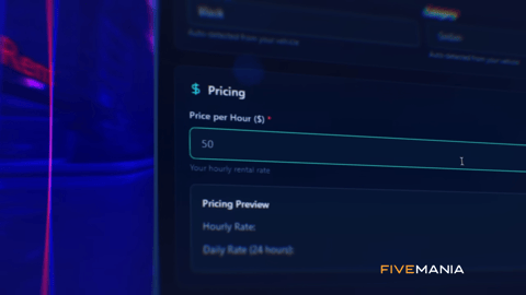 FIVEM Advanced Car Rental Business | Comprehensive Vehicle Rental Script | UI & Management Panel | Custom Vehicles | Payment System | Add-On | Optimized | Fivem Ready | High Quality, image 10