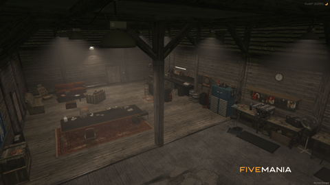 FIVEM Naked Camp Hideout | Rural Hideout MLO | Interior & Exterior | Multiple Buildings | Workshop & Living Area | Add-On | Optimized | Fivem Ready | High Quality — image 7
