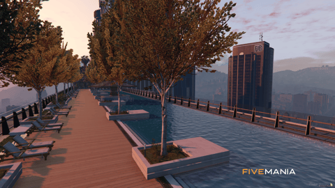 FIVEM Peak Towers | Multi-Purpose High-Rise MLO | Interior & Exterior | Rooftop Terrace | Custom Billboards | Multiple Businesses | Add-On | Optimized | Fivem Ready | High Quality — image 25