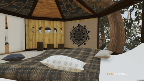 FIVEM Tree House | Unique Residential MLO | Interior & Exterior | Custom Props | Scenic Views | Add-On | Optimized | Fivem Ready | High Quality — image 3