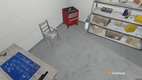 FIVEM Ballas Hide Out | Custom Gang Hideout MLO | Interior & Exterior | Custom Graffiti | Lounge & Garage | Add-On | Optimized | Fivem Ready | High Quality — image 14