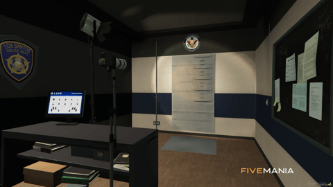 FIVEM Mission Row Police Department V3 | Comprehensive Police Station MLO | Interior & Exterior | Helipad | Multiple Offices | Add-On | Optimized | Fivem Ready | High Quality — image 30
