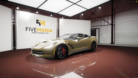 FIVEM C7 | Realistic Sports Car [Badged] Add-On | Optimized | Fivem Ready | High Quality — image 3