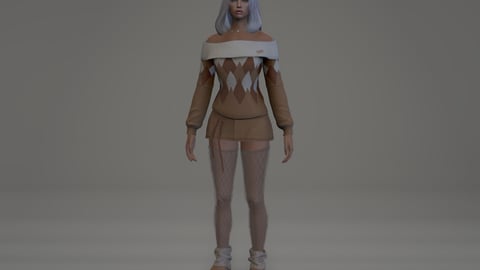 Angel | Female Ped | Multiple Outfits | Optimized & Fivem Ready [Add-On] — image 6