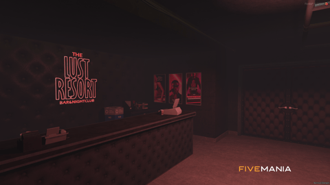 FIVEM The Lust Resort | Vibrant Nightclub MLO | Interior & Exterior | Custom Props | Working Lights | Dressing Rooms | Private Booths | Add-On | Optimized | Fivem Ready | High Quality — image 7