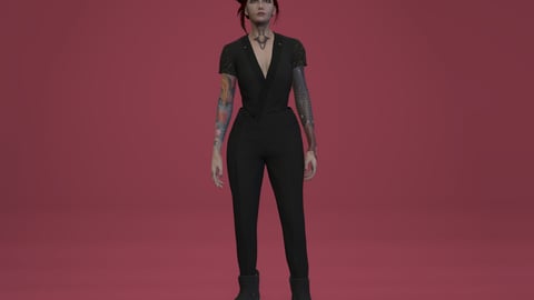 Mary | Female Ped | Multiple Outfits | Optimized & Fivem Ready [Add-On] — image 6