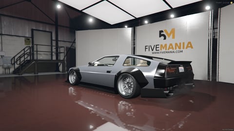 FIVEM Del3 | Custom Sports Car [Unbadged] Add-On | Widebody Kit | Custom Rims | Performance Upgrades | Optimized | Fivem Ready | High Quality, image 8
