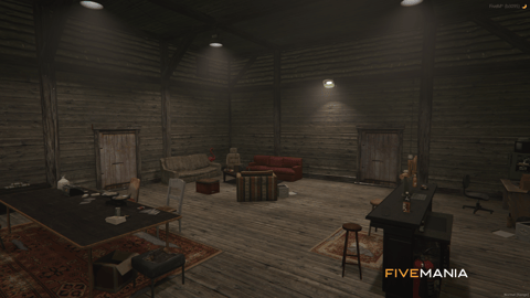 FIVEM Naked Camp Hideout | Rural Hideout MLO | Interior & Exterior | Multiple Buildings | Workshop & Living Area | Add-On | Optimized | Fivem Ready | High Quality — image 9