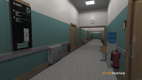 FIVEM Paleto Medical Center | Modern Hospital MLO | Interior & Exterior | Reception & Patient Rooms | X-Ray Room | Add-On | Optimized | Fivem Ready | High Quality — image 21