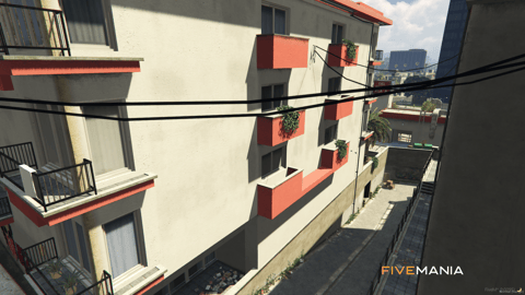FIVEM Bloods Hood | Custom Gang Territory MLO | Interior & Exterior | Custom Graffiti | Underground Garage | Add-On | Optimized | Fivem Ready | High Quality — image 5