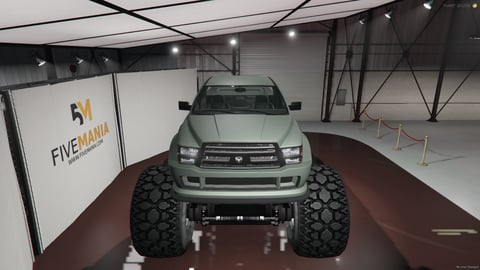 FIVEM Dodge Ram Monster Truck | Realistic Monster Truck [Badged] Add-On | Custom Suspension | Huge Tires | Add-On | Optimized | Fivem Ready | High Quality, image 4
