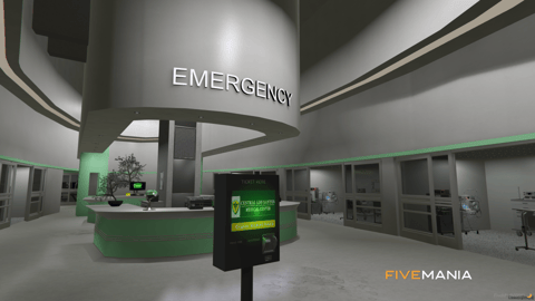FIVEM Medical Center | Comprehensive Hospital MLO | Interior & Exterior | Multiple Departments | Waiting Areas | Gift Shop | Add-On | Optimized | Fivem Ready | High Quality — image 13