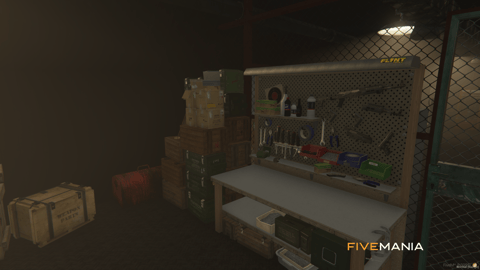 FIVEM Blackmarket | Hidden Criminal Enterprise MLO | Interior & Exterior | Workshop & Storage | Add-On | Optimized | Fivem Ready | High Quality — image 9