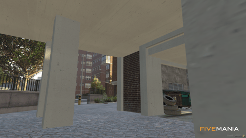 FIVEM New York Hood | Urban Neighborhood Map Edit | Apartment Buildings | Skate Park | Basketball Court | Detailed Environment | Add-On | Optimized | Fivem Ready | High Quality — image 12