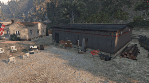 FIVEM Paleto Gang Camp | Custom Gang Hideout MLO | Interior & Exterior | Bar & Office | Pool Table | Add-On | Optimized | Fivem Ready | High Quality — image 11