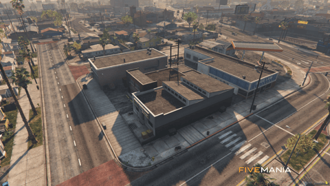 FIVEM Los Santos Block | Comprehensive Map Edit | Residential Homes | Gas Station | Custom Interior | Add-On | Optimized | Fivem Ready | High Quality — image 3