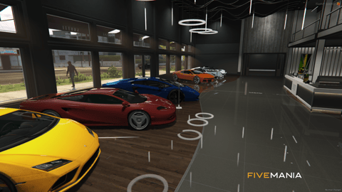 FIVEM Elite Autos Dealership | Luxury Car Showroom MLO | Interior & Exterior | Showroom, Office & Garage | Add-On | Optimized | Fivem Ready | High Quality — image 14