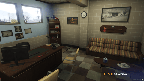 FIVEM Blaine County Fire Station | Detailed Fire Station MLO | Interior & Exterior | Offices & Garage Bays | Lore Friendly | Add-On | Optimized | Fivem Ready | High Quality — image 16