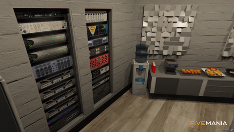 FIVEM Ballasstudio | Multi-Floor Music Studio & Bar MLO | Interior & Exterior | Recording Booth | Bar & Lounge | Instruments & Equipment | Add-On | Optimized | Fivem Ready | High Quality — image 16