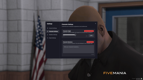 FIVEM Multicharacter Script | Advanced Character Selection System | Customizable UI | Character Backstory | Weather Settings | Add-On | Optimized | Fivem Ready | High Quality, image 8