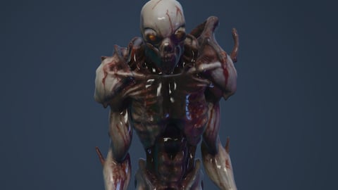 Spine | FiveM Male Ped | Horror Creature | Multiple Outfits | Optimized & Fivem Ready [Add-On], image 4