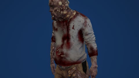 Marcus | FiveM Male Ped | Infected Zombie Character | Multiple Outfits | Optimized & Fivem Ready [Add-On] cover