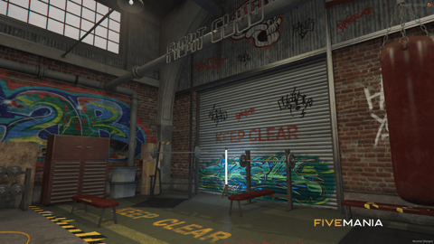 FIVEM Secret Fight Club | Underground Fight Club MLO | Interior & Exterior | Boxing Ring | Bar Area | Office Space | Add-On | Optimized | Fivem Ready | High Quality — image 4
