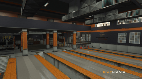 FIVEM Truck You Repairs | Massive Truck Repair MLO | Interior & Exterior | Multiple Bays | Office Space | Custom Props | Add-On | Optimized | Fivem Ready | High Quality — image 9