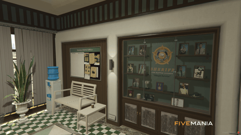 FIVEM Sandy Sheriff | Detailed Law Enforcement MLO | Interior & Exterior | Jail Cells | Office Spaces | Garage | Add-On | Optimized | Fivem Ready | High Quality — image 8