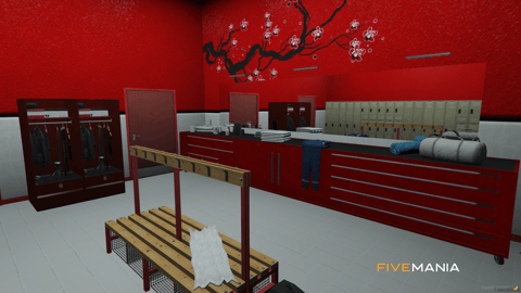 FIVEM Risingsun Mechanic Shop | Custom Mechanic Shop MLO | Interior & Exterior | Repair Bays | Add-On | Optimized | Fivem Ready | High Quality — image 12