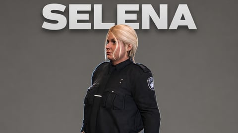 Selena | Female Ped | Multiple Outfits | Optimized & Fivem Ready [Add-On] cover