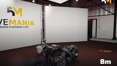 FIVEM Bm | Custom Cruiser Motorcycle [Unbadged] Add-On | Working Lights | High Quality Model | Add-On | Optimized | Fivem Ready | High Quality cover