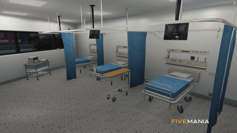 FIVEM Mount Zonah Medical Center | Comprehensive Hospital MLO | Interior & Exterior | Patient Rooms | Helipad | Lobby | Add-On | Optimized | Fivem Ready | High Quality — image 8
