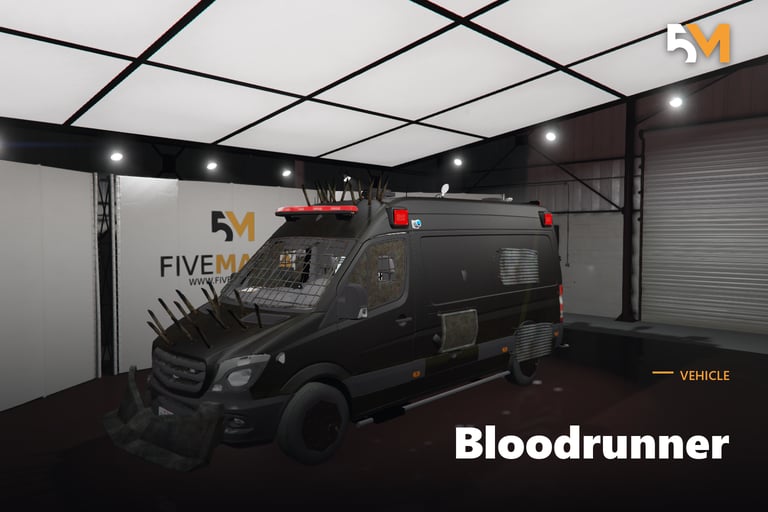 FIVEM Bloodrunner, Armored Combat Van [Unbadged] Add-On
