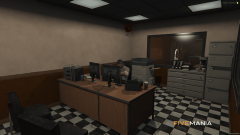FIVEM Reds Tunndershop | Custom Mechanic Shop MLO | Interior & Exterior | Modern Design | Neon Lighting | Lounge & Arcade | Add-On | Optimized | Fivem Ready | High Quality — image 13